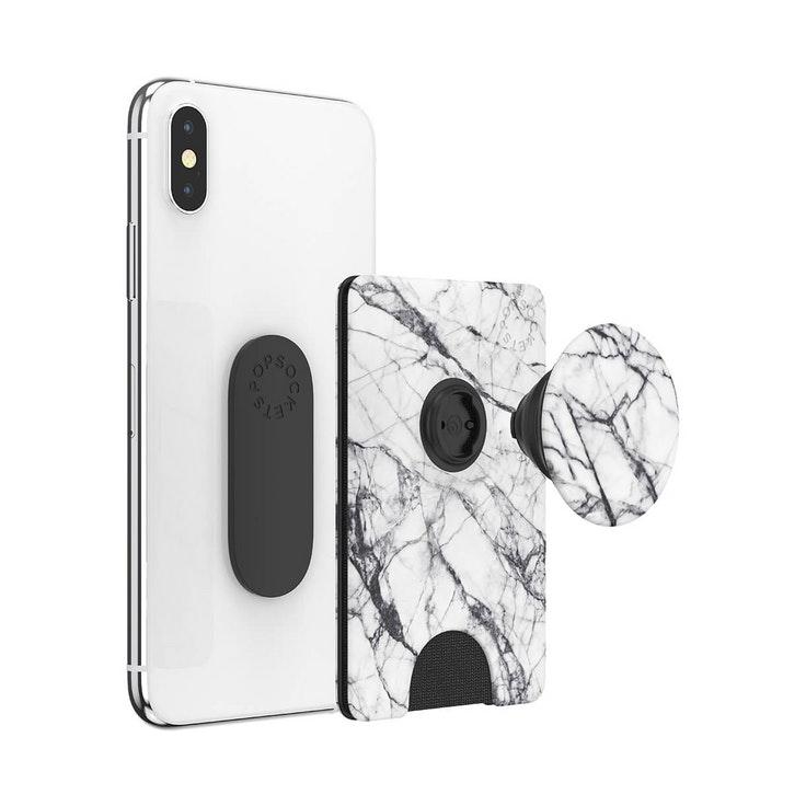 PopSockets PopWallet + Dove White pidike