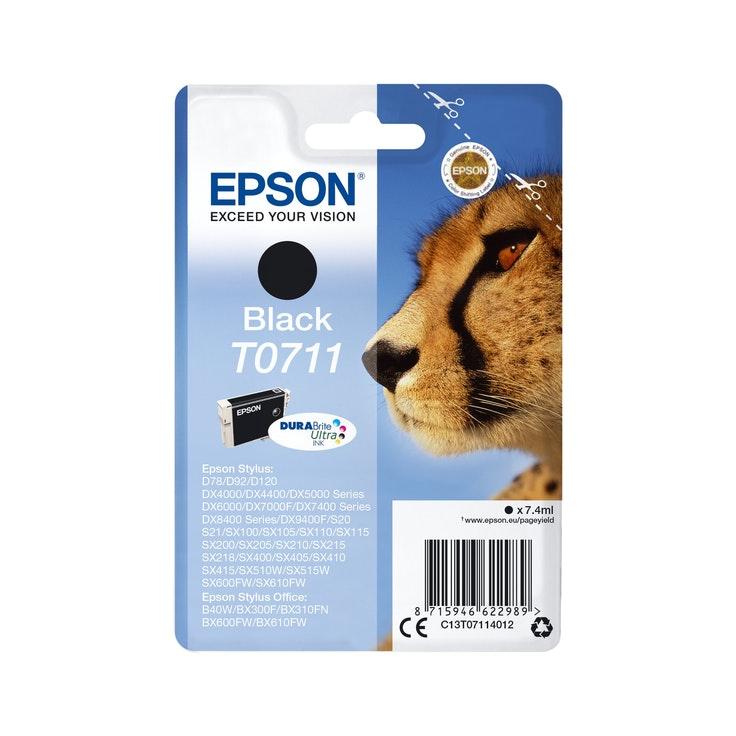 Epson T0711 mustekasetti musta 