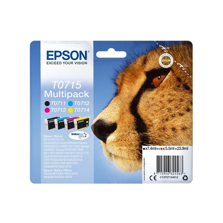 Epson T0715 multipack mustekasettipakkaus
