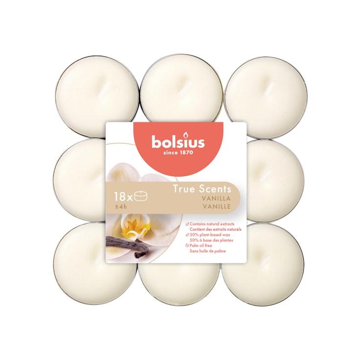 Bolsius tuoksulämpökynttilä 18kpl vanilja