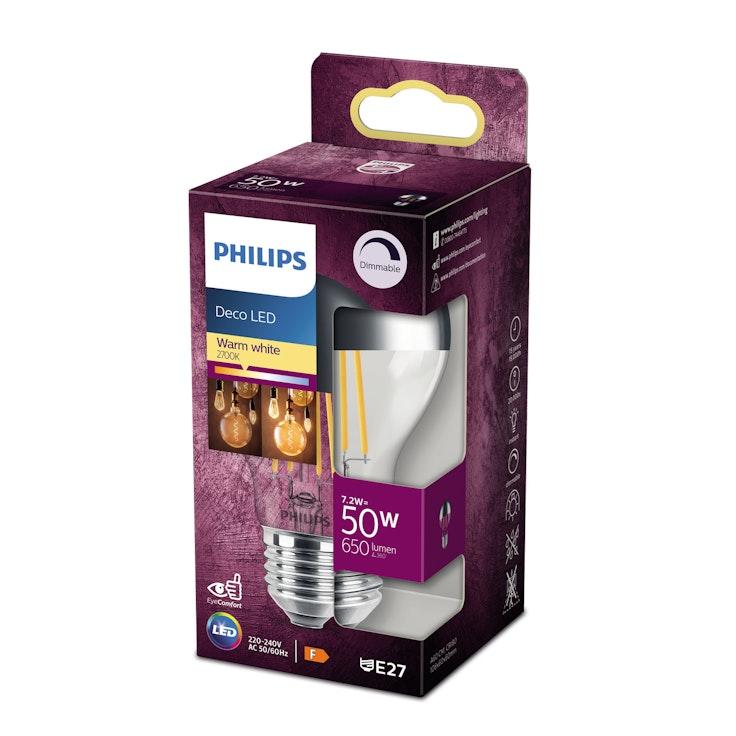 Philips LED peilipäälamppu 7.2W E27 650lm 2700K