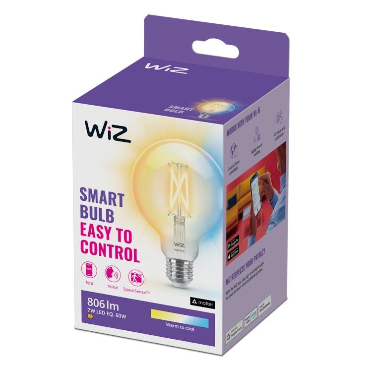 WiZ LED pallolamppu 7W E27 806lm 2700-6500K