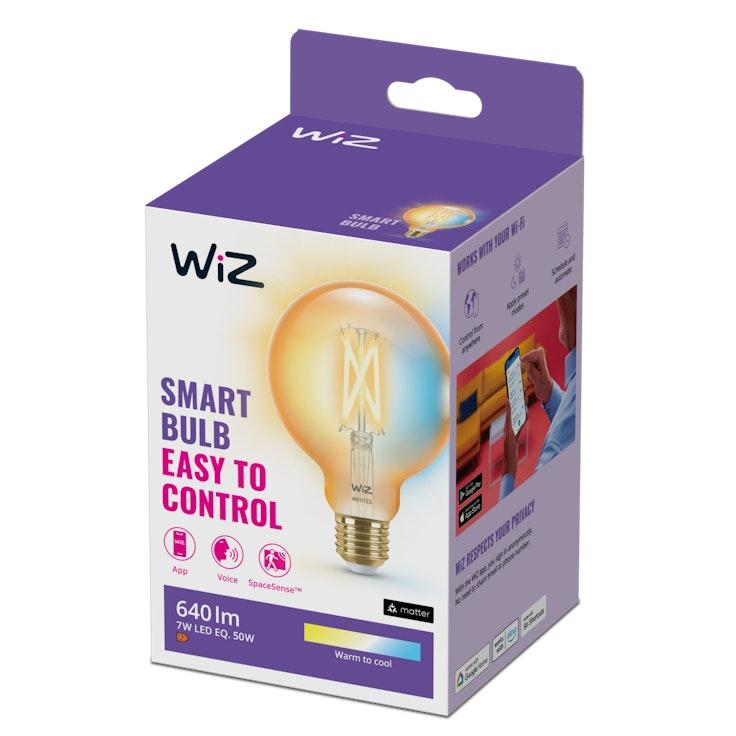 WiZ LED pallolamppu 7W E27 640lm 2000-5000K