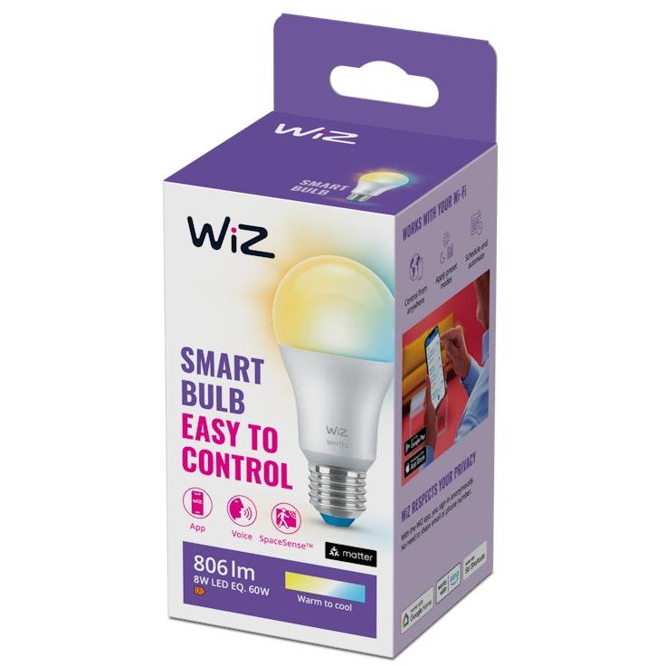 WiZ LED vakiolamppu 8W E27 806lm 2700-6500K RGB