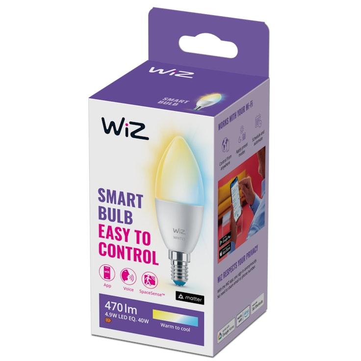 WiZ LED kynttilälamppu 4.9W E14 470lm 2700-6500K