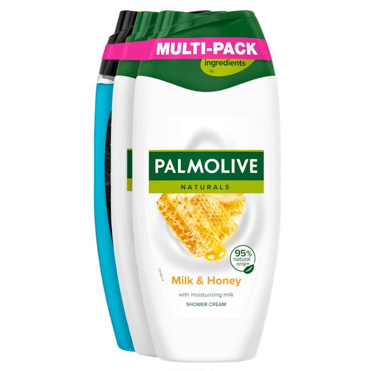 Palmolive Naturals ja Men suihkusaippua 3-pack 250ml