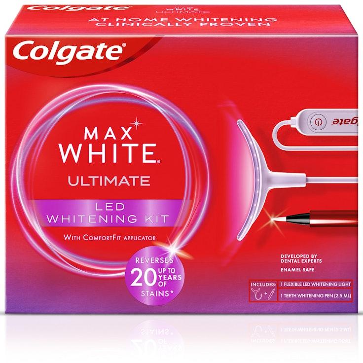 Colgate Max White Ultimate ComfortFit LED valkaisulaite + valkaisukynä