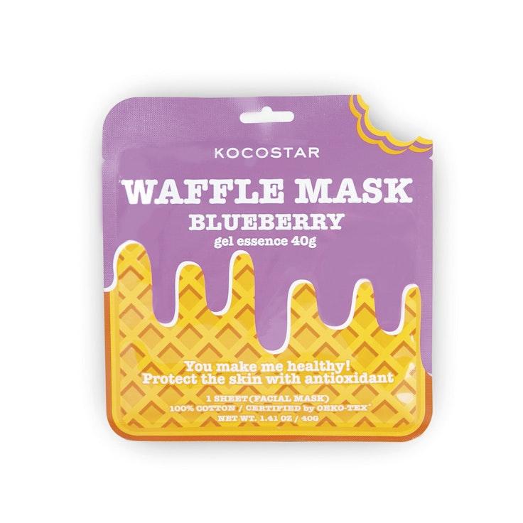 KOCOSTAR Waffle Mask Blueberry kangasnaamio 1 kpl