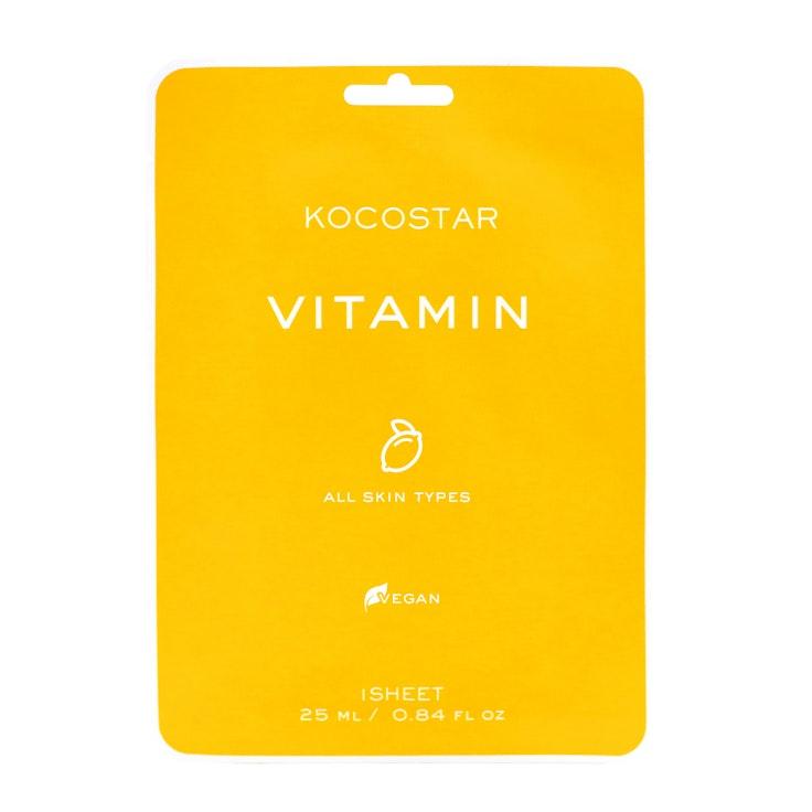 KOCOSTAR Vitamin Mask Sheet kasvonaamio 1 kpl