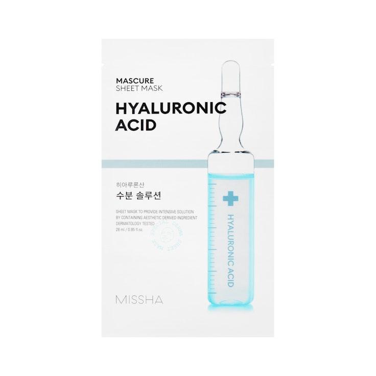 Missha Mascure Hydra Solution kangasnaamio Hyaluronic Acid 27ml
