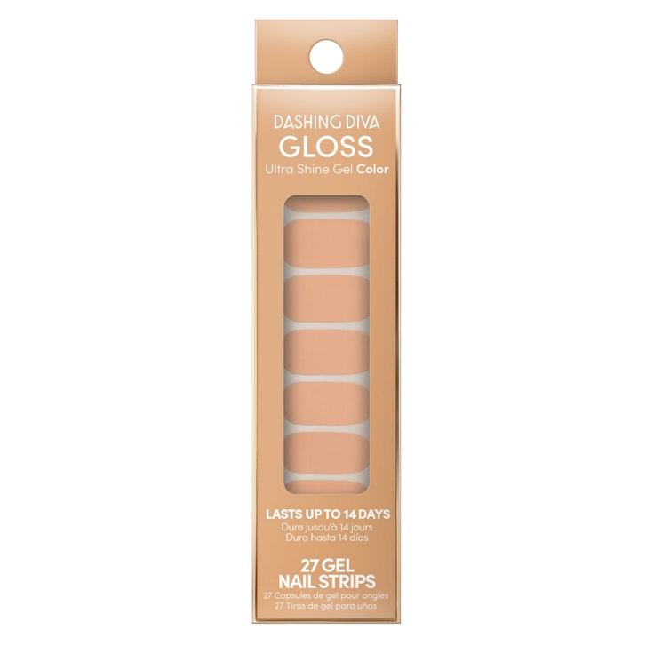 Dashing Diva Gloss Color Gel Nail Strips geelikynsitarrat 27kpl Sahara Sandstone