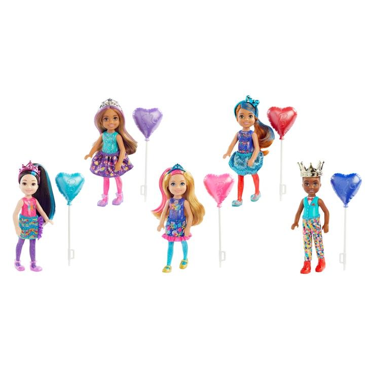 Barbie Color Reveal Party Chelsea - muuntuva nukke lajitelma