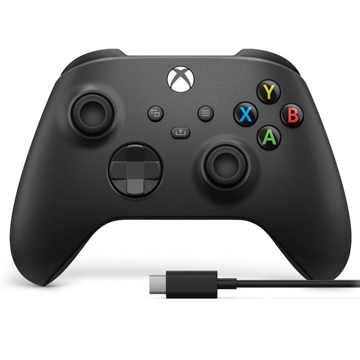Microsoft Xbox langaton peliohjain + USB-C-kaapeli