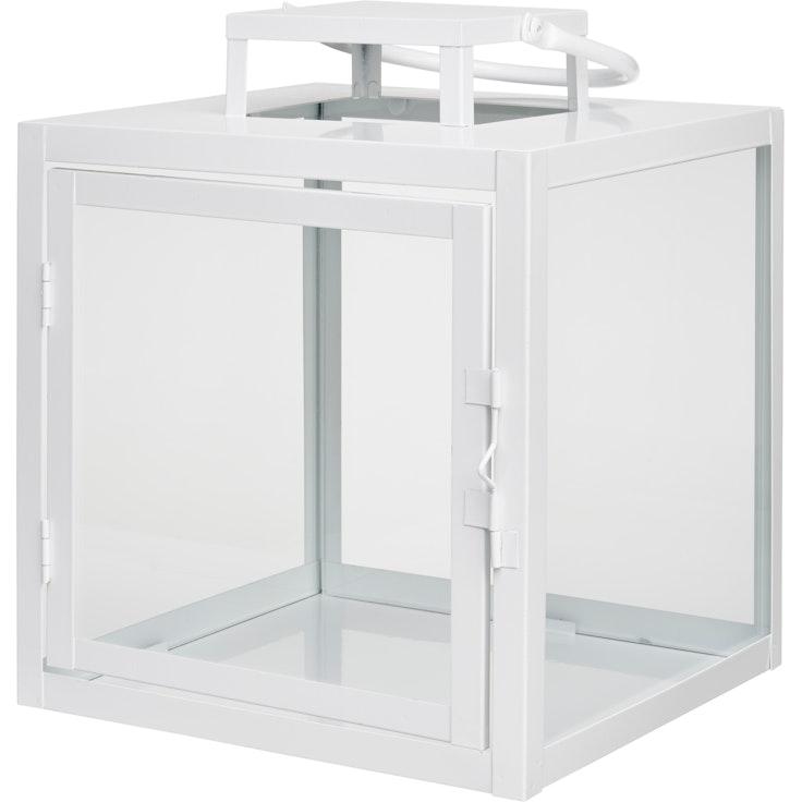 myhome lyhty Cube 28 cm valkoinen