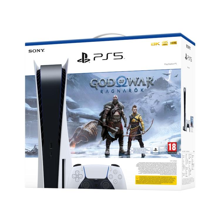 Sony PlayStation 5 pelikonsoli + God of War: Ragnarök -peli