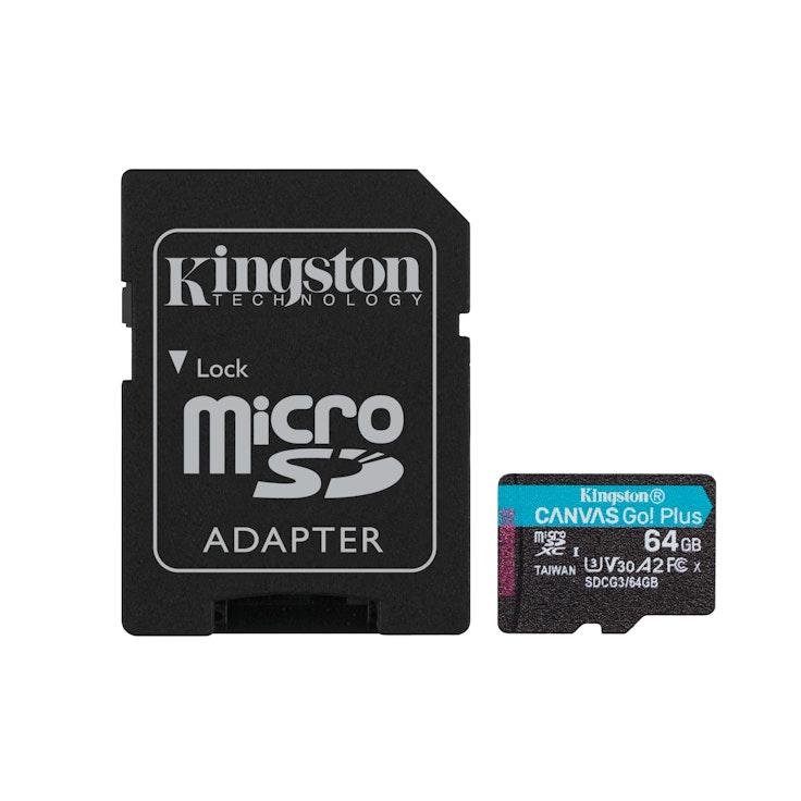 Kingston Canvas Go! Plus 64 Gt microSD-muistikortti