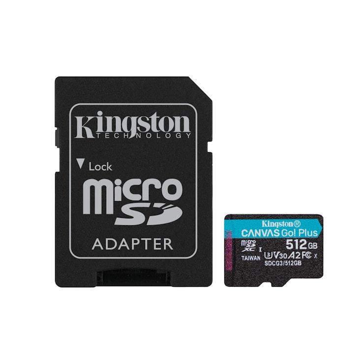 Kingston Canvas Go! Plus 512 Gt microSD-muistikortti