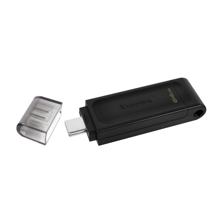 Kingston DataTraveler 70 64 Gt USB-C 3.2 -muistitikku