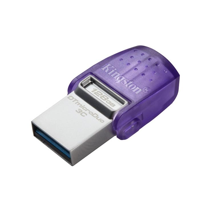 Kingston DataTraveler microDuo 3C 128 Gt USB-C/A -muistitikku